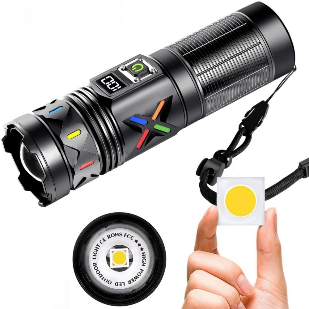 Outdoor Power Usb - High Power LED Flashlight Telescopic Zoom