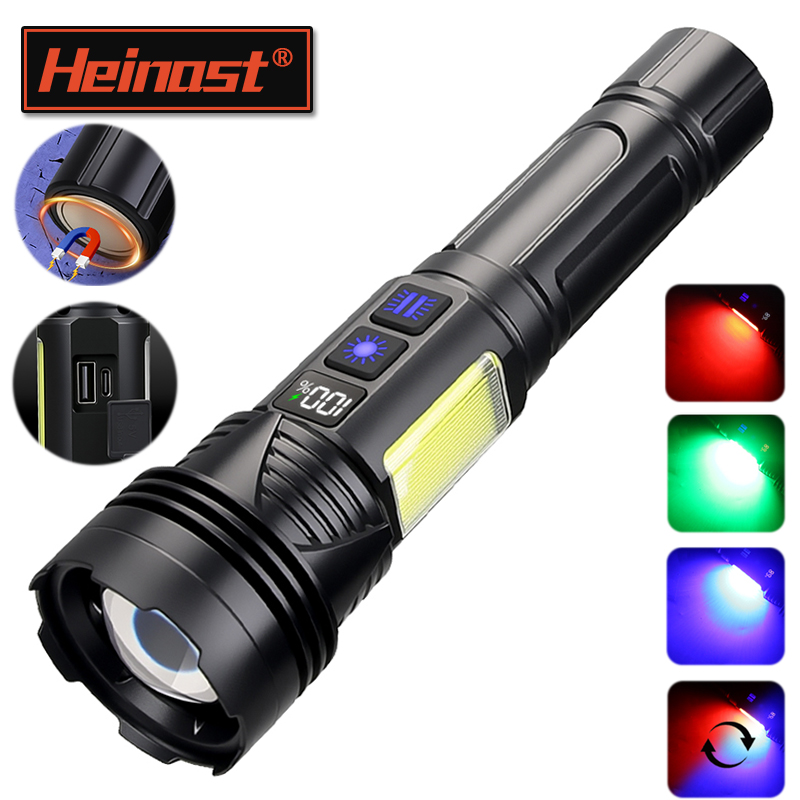 Outdoor Power Usb - Powerful LED Handheld Flashlight USB Rechargeable