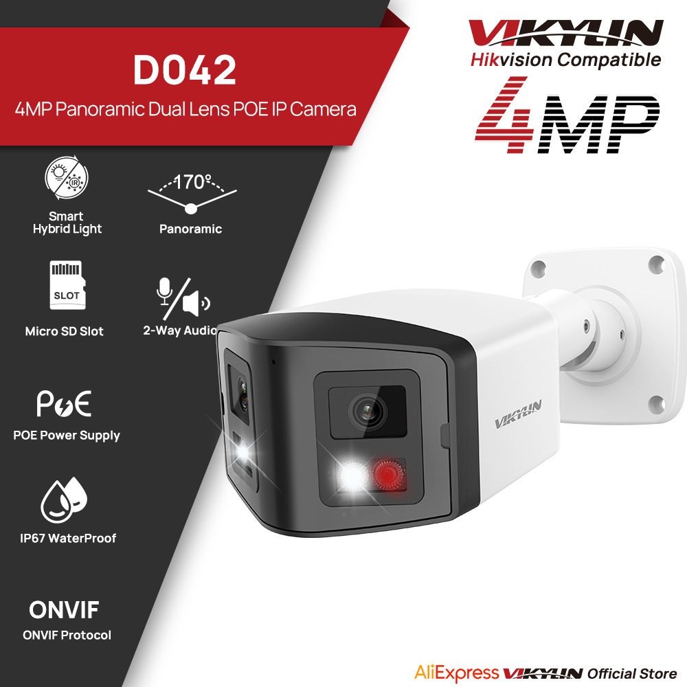 VIKYLIN 170° Panoramic Securit - Outdoor Power G Motion review and price