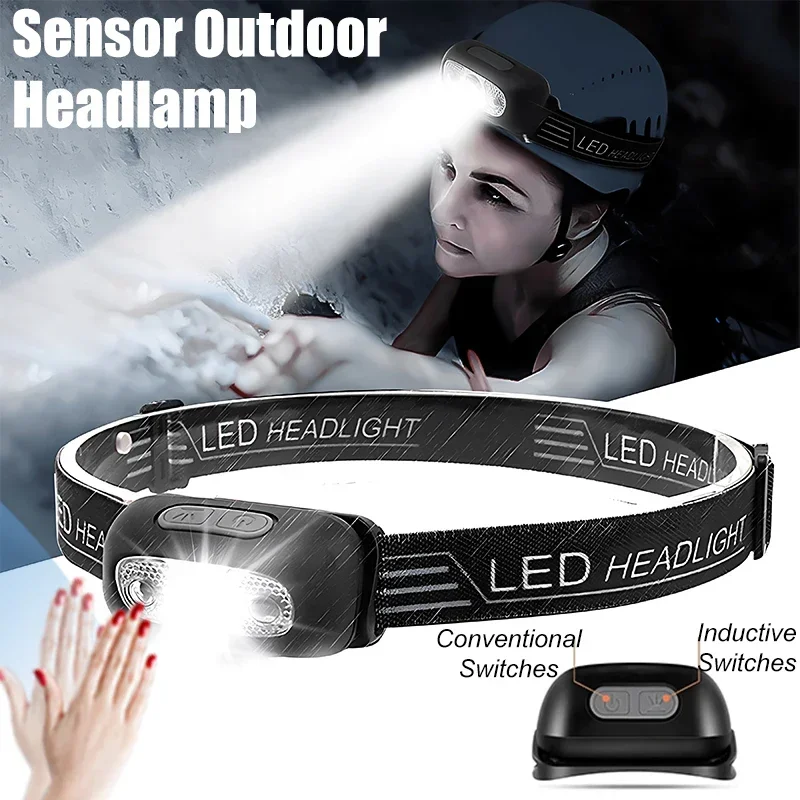 Powerful LED Headlamp Adjustab - Power Switch Outdoor review and price