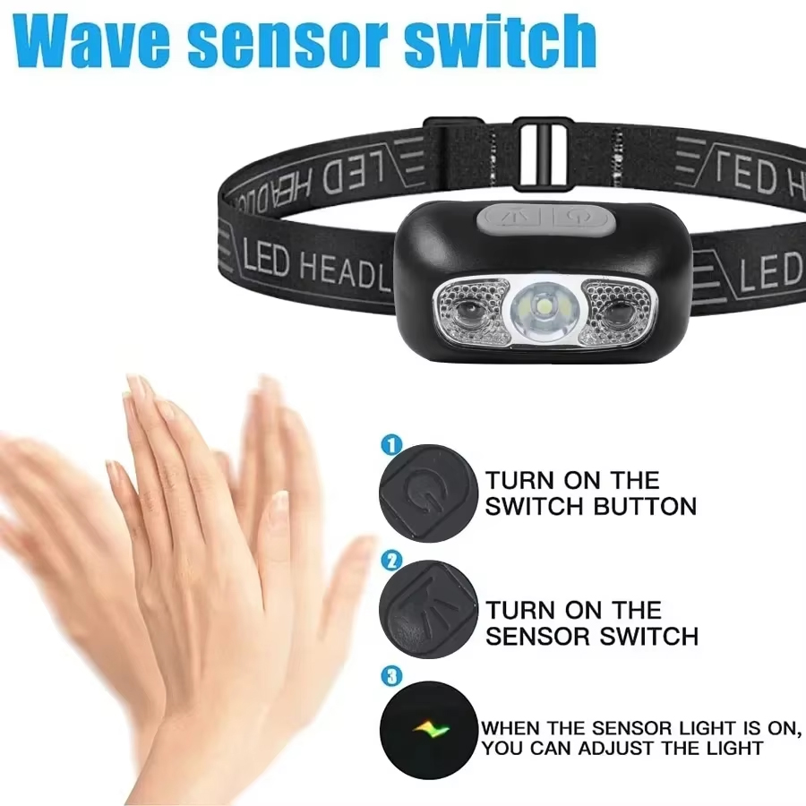 Powerful LED Headlamp Adjustab - Power Switch Outdoor review and price
