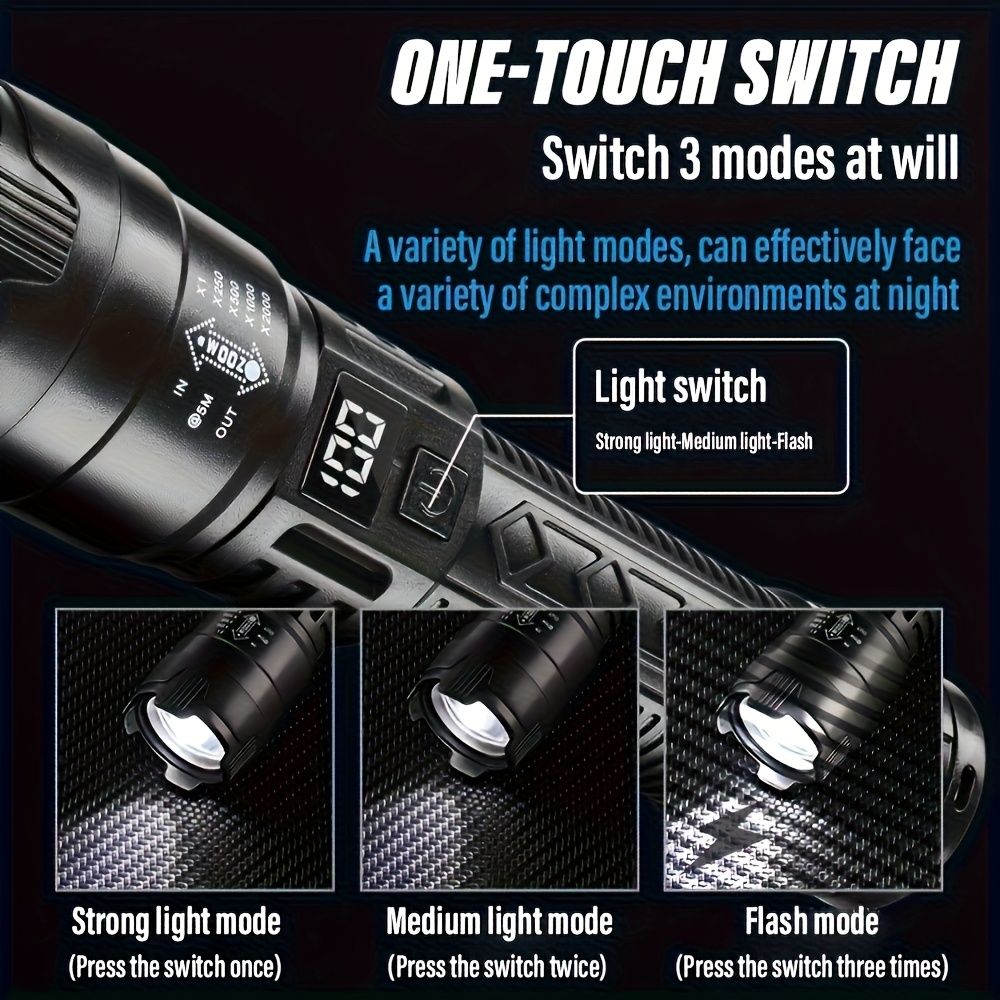 High Strong Power Led Flashlig - Outdoor Power Usb review and price