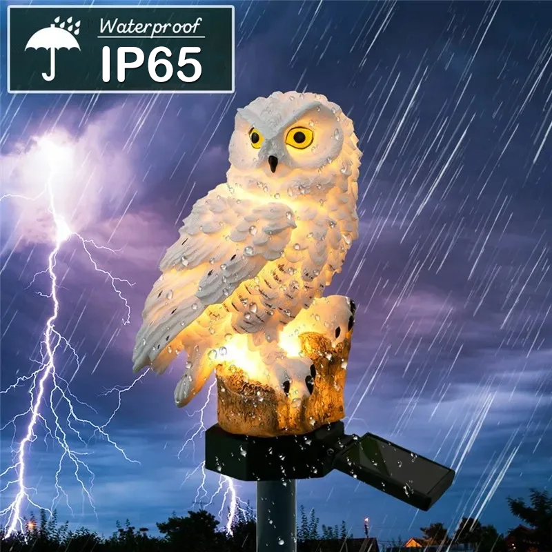 Solar Lamp Owl Animal Solar Ga - Outdoor Power House review and price