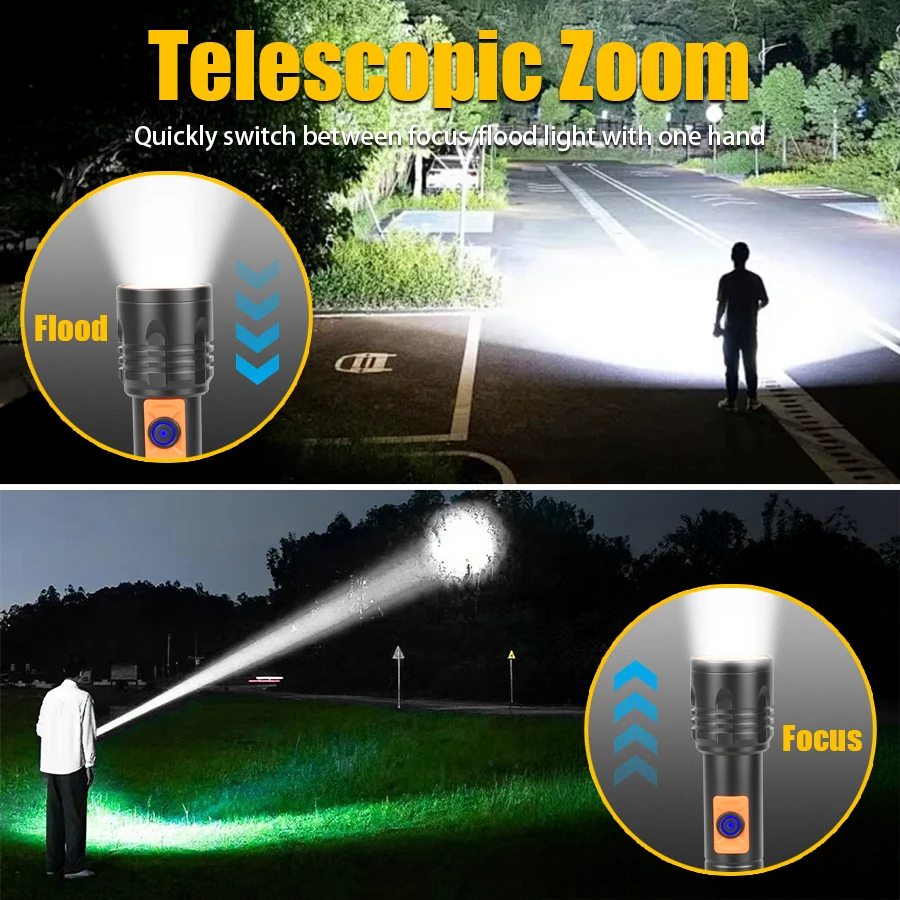 High Power LED Flashlight USB  - Outdoor Power Usb review and price