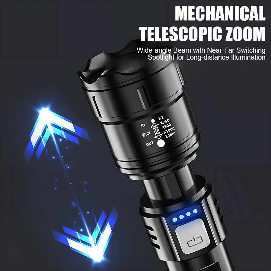 High Power P50 LED Flashlight  - Outdoor Power Usb review and price