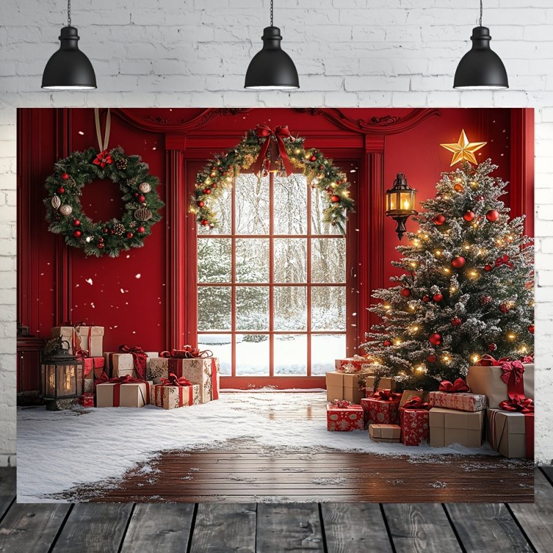 1pc 2D flat winter Christmas s - Outdoor Power House review and price