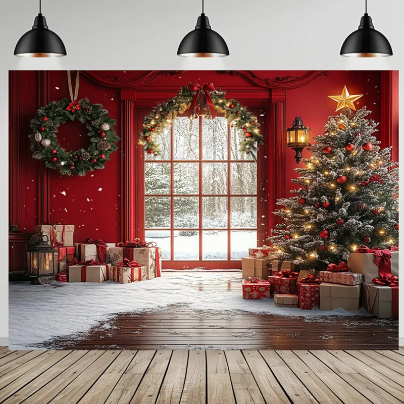 1pc 2D flat winter Christmas s - Outdoor Power House review and price