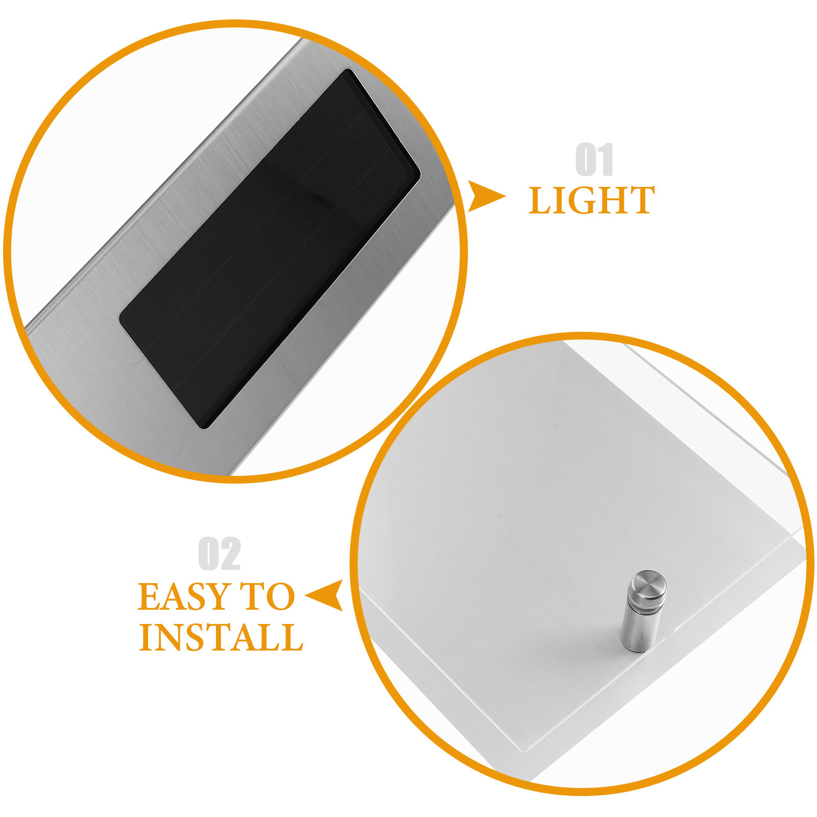 Solar Doorplate Lamp Stainless - Outdoor Power House review and price