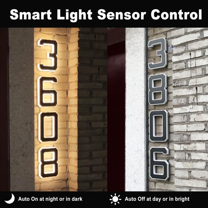Solar LED House Number Sign Wa - Outdoor Power House review and price