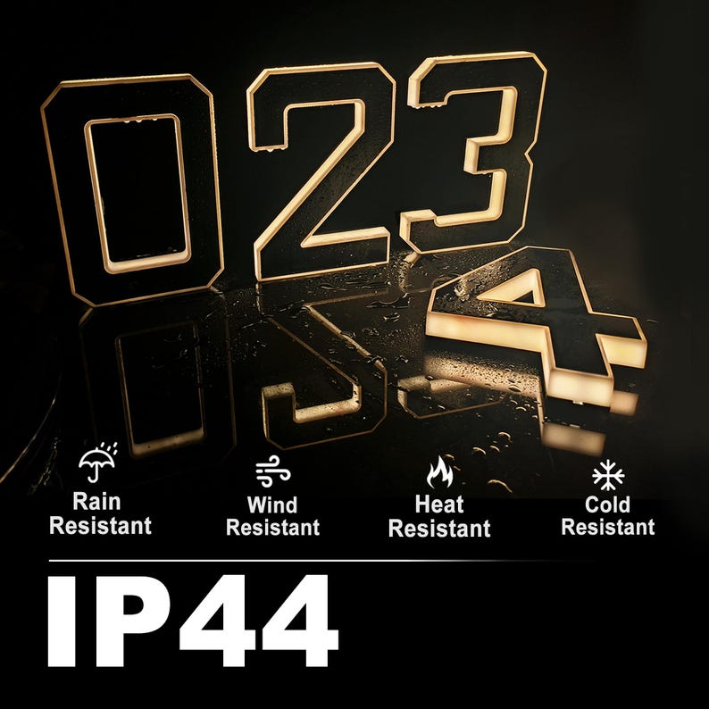 Solar LED House Number Sign Wa - Outdoor Power House review and price