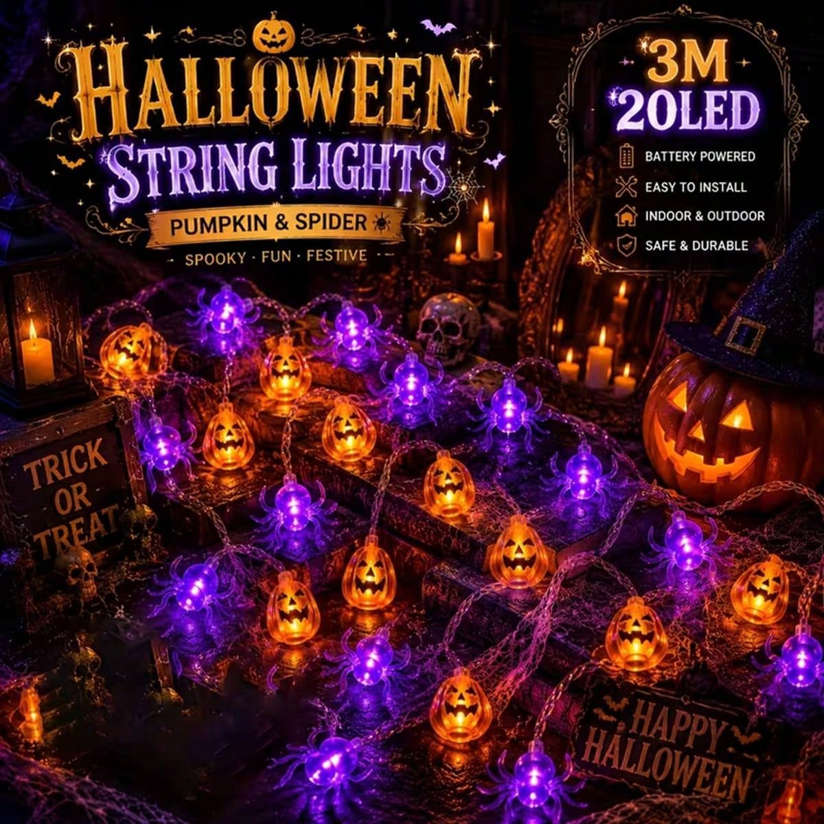 1PC Halloween Pumpkin 10/20 LE - Outdoor Power House review and price