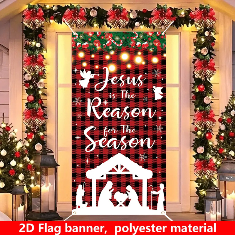 1pc 2D flat, Christmas festive - Outdoor Power House review and price