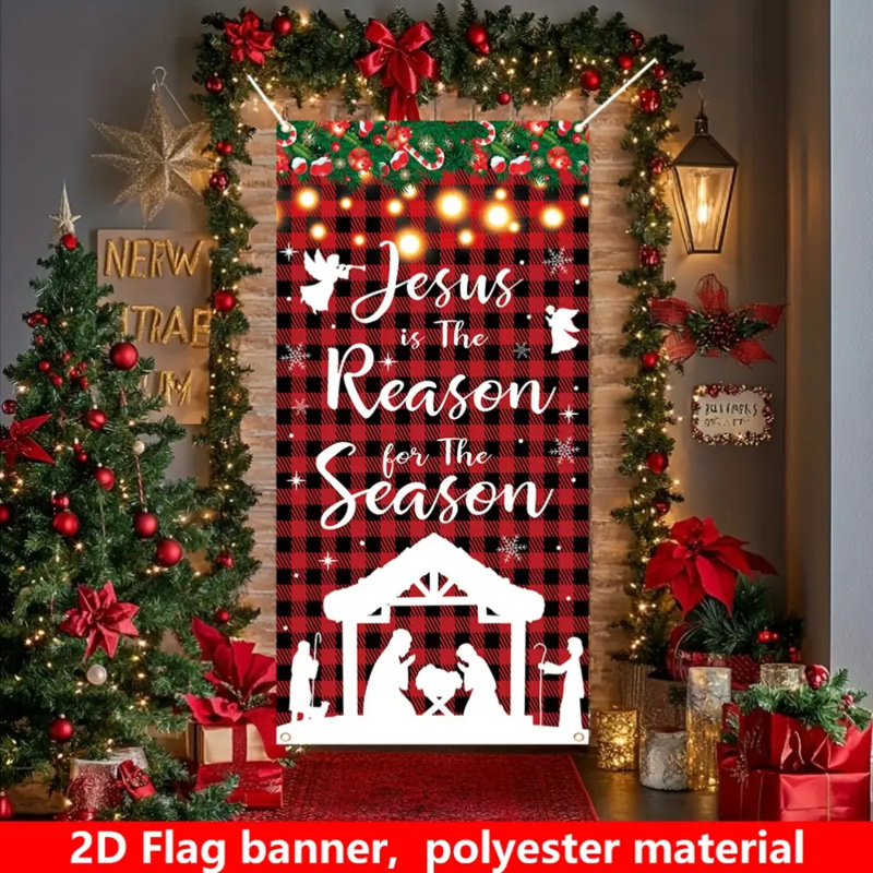 1pc 2D flat, Christmas festive - Outdoor Power House review and price