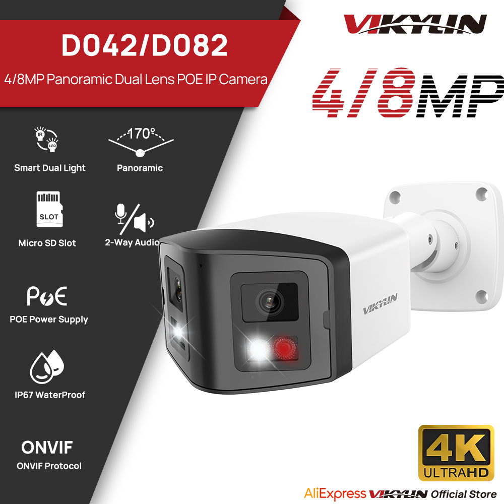 VIKYLIN 170° Panoramic Securit - Outdoor Power G Motion review and price