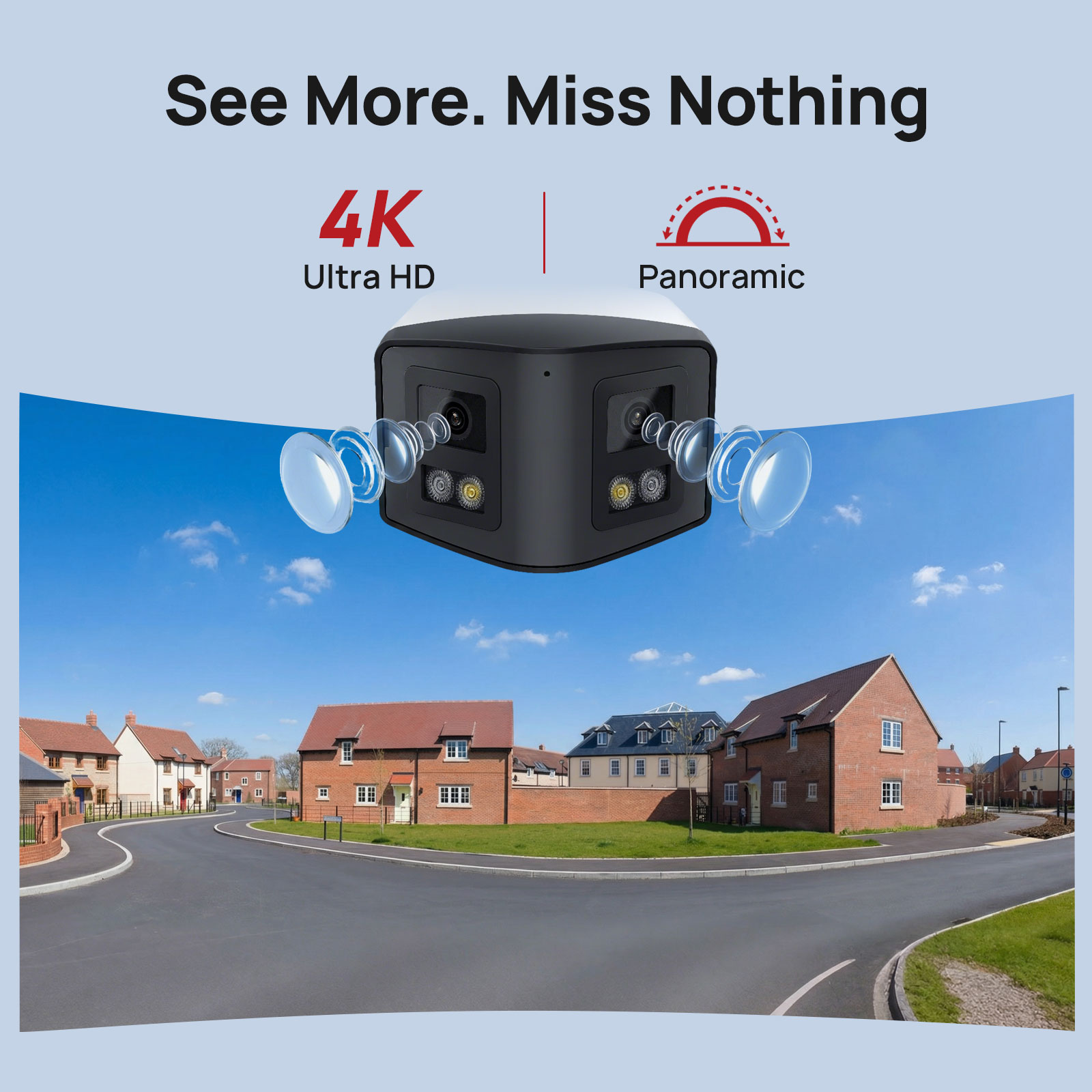 VIKYLIN 170° Panoramic Securit - Outdoor Power G Motion review and price