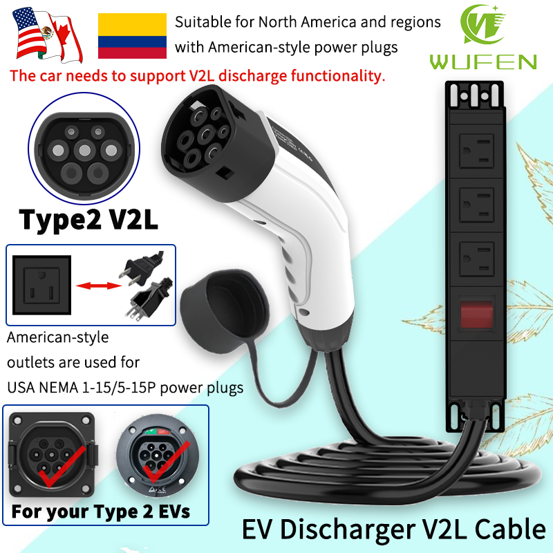 WUFEN Portable Type 2 V2L Cabl - Power Switch Outdoor review and price