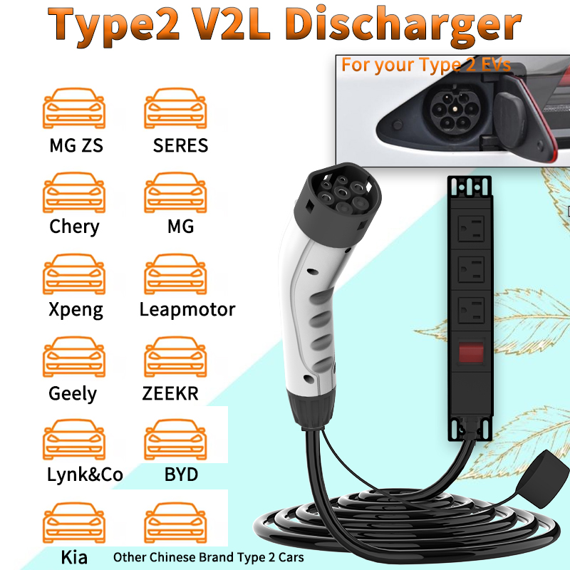 WUFEN Portable Type 2 V2L Cabl - Power Switch Outdoor review and price