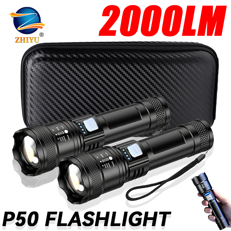 Tactical LED Flashlight 2000LM - Outdoor Power Usb review and price