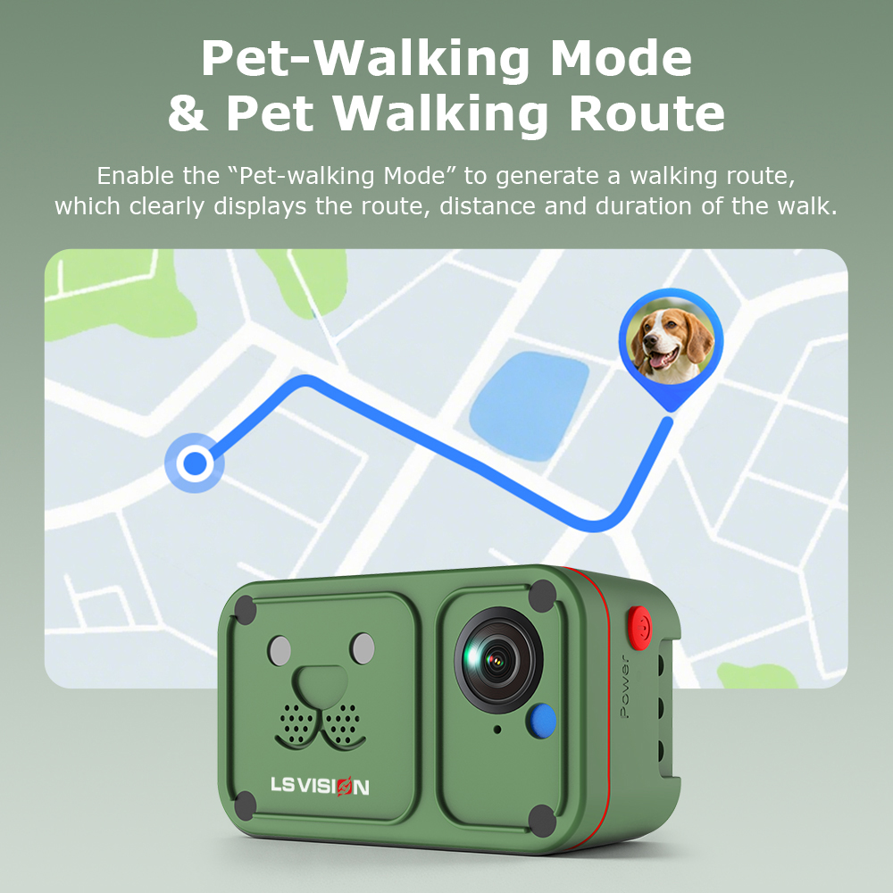 LS VISION 2K 4G Pet Collar Cam - Outdoor Power G Motion review and price