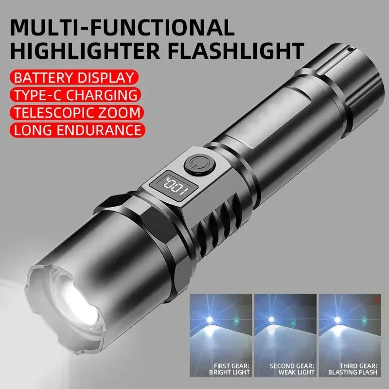 High Power XHP100 Led Flashlig - Outdoor Power Usb review and price