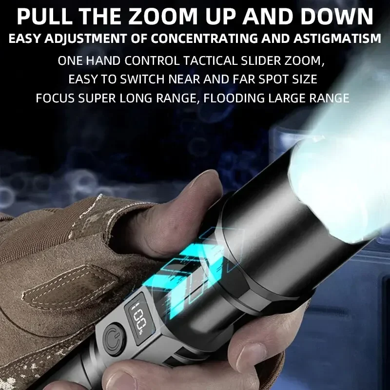 High Power XHP100 Led Flashlig - Outdoor Power Usb review and price