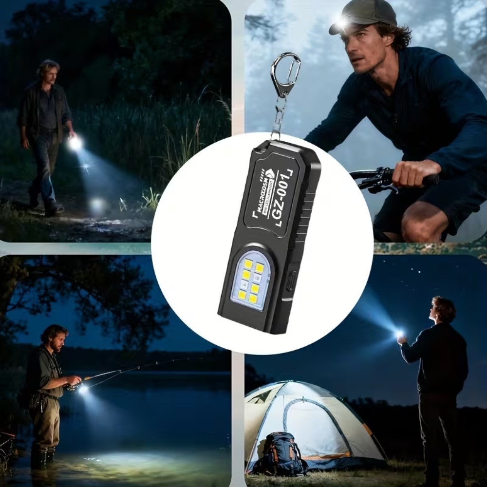 Mini COB LED Keychain Flashlig - Outdoor Power Usb review and price